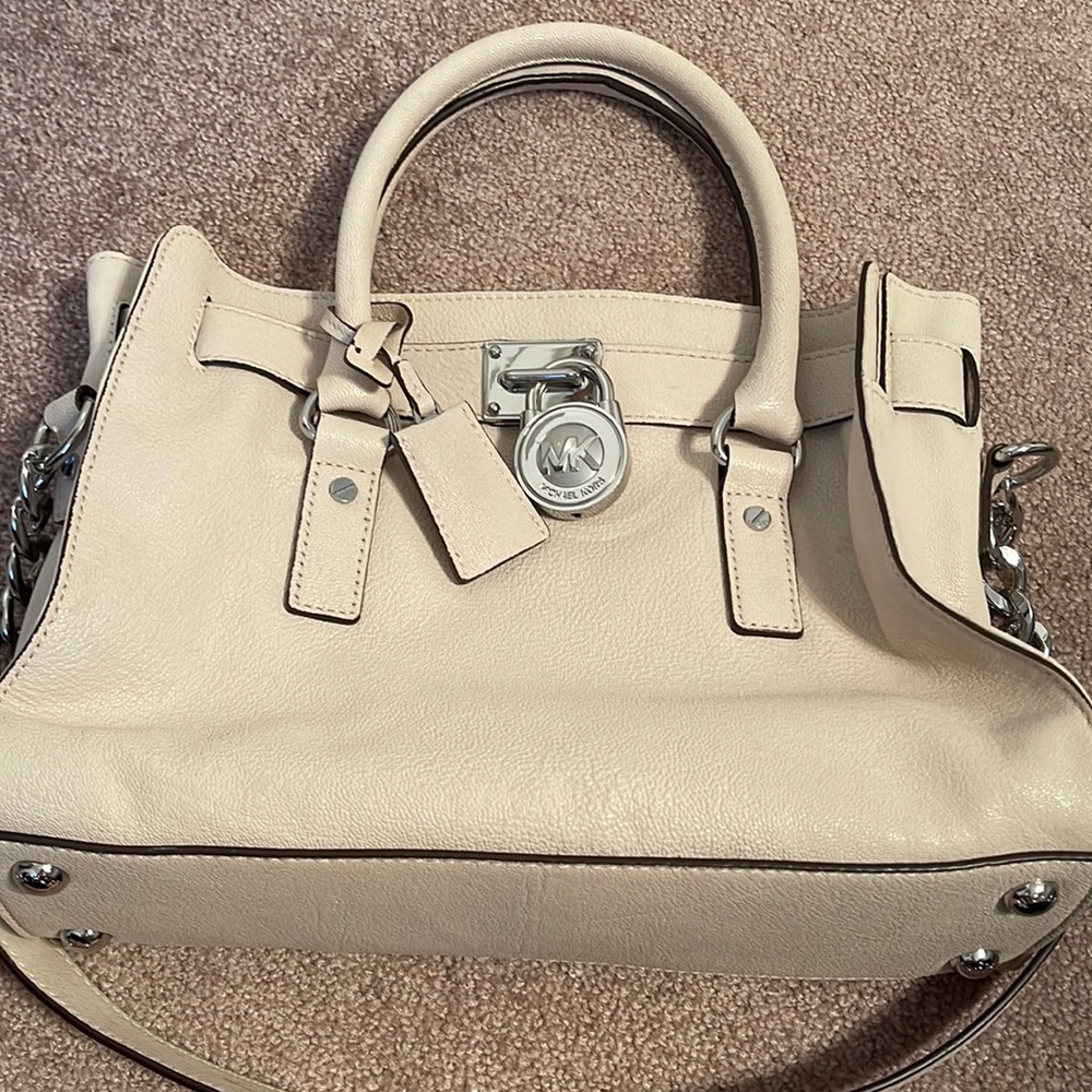White Michael Kors bag